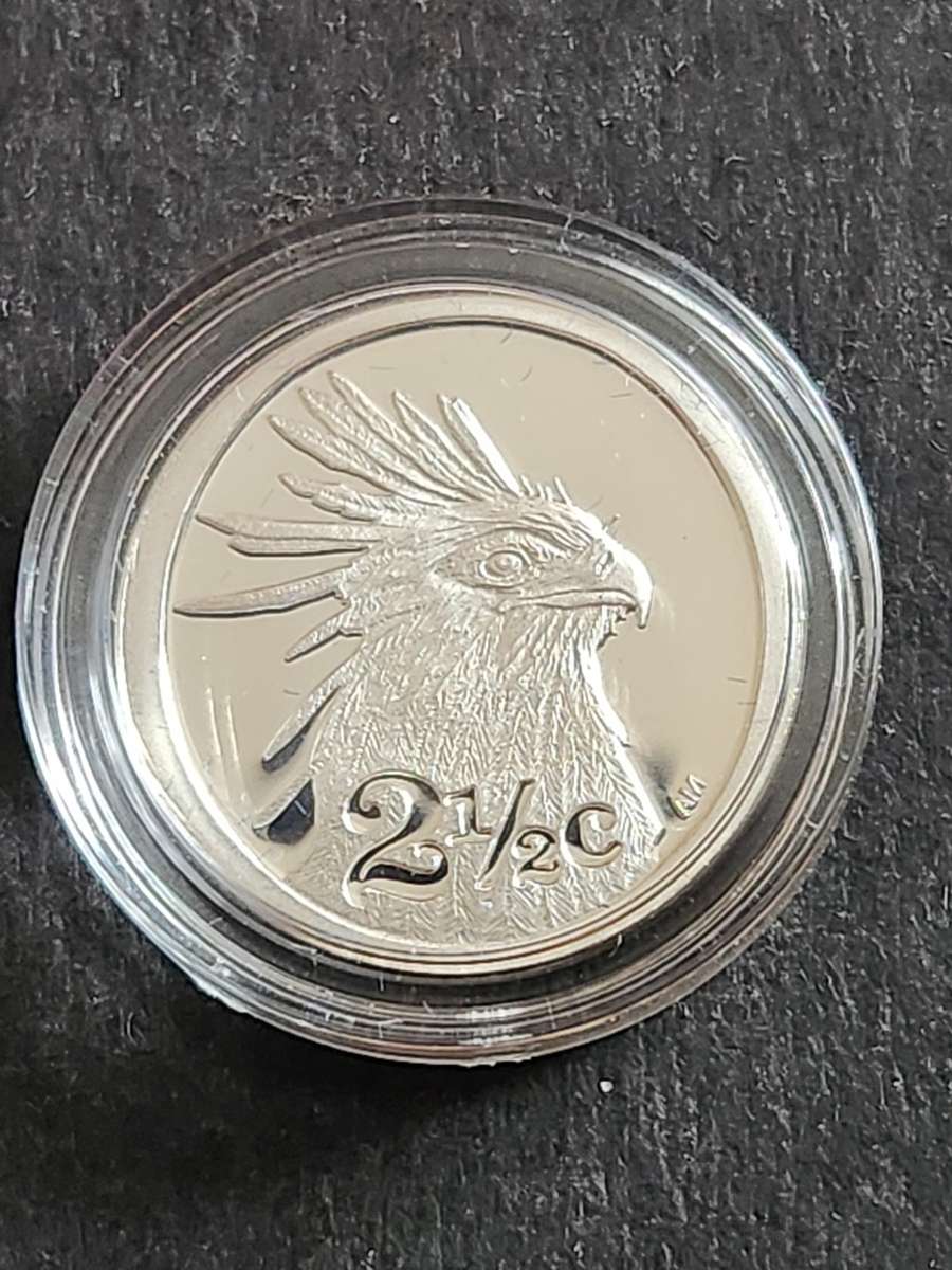 2006 Birds of Prey Series The Secretary Bird 2 1/2c Tickey Sterling Silver (1.414g) no. 0479