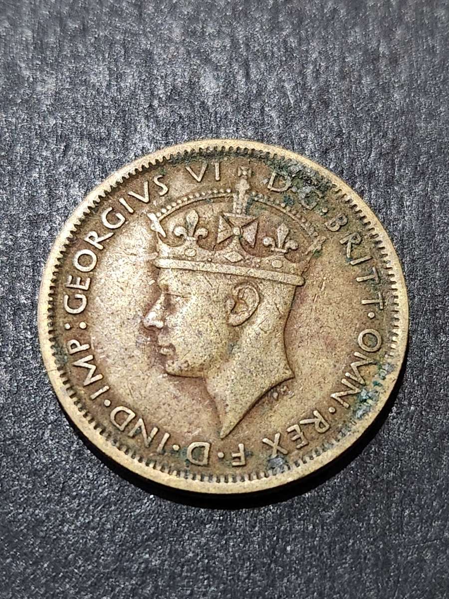 British West Africa One Shilling 1945 - as per photograph