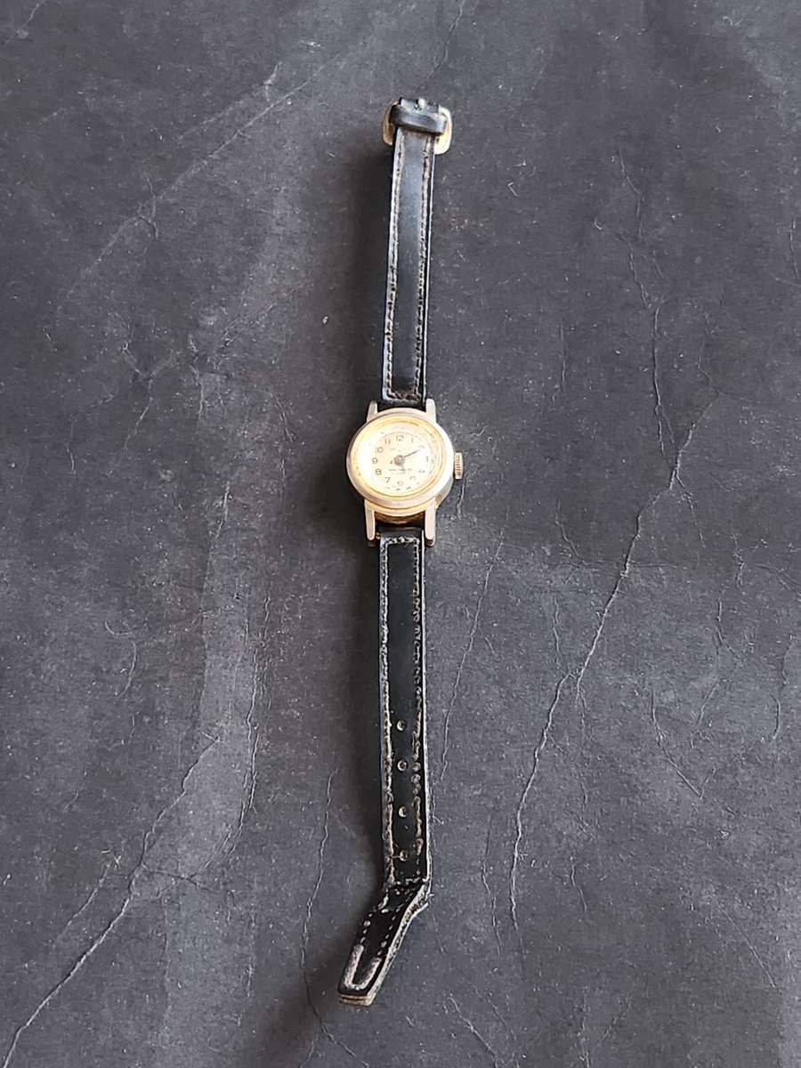 Vintage Continental Shock Protected 17 Jewels Mechanical Ladies Wrist Watch Swissmade (not working)