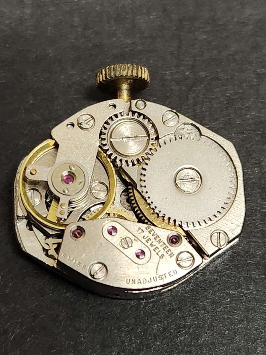 Vintage Continental Shock Protected 17 Jewels Mechanical Ladies Wrist Watch Swissmade (not working)