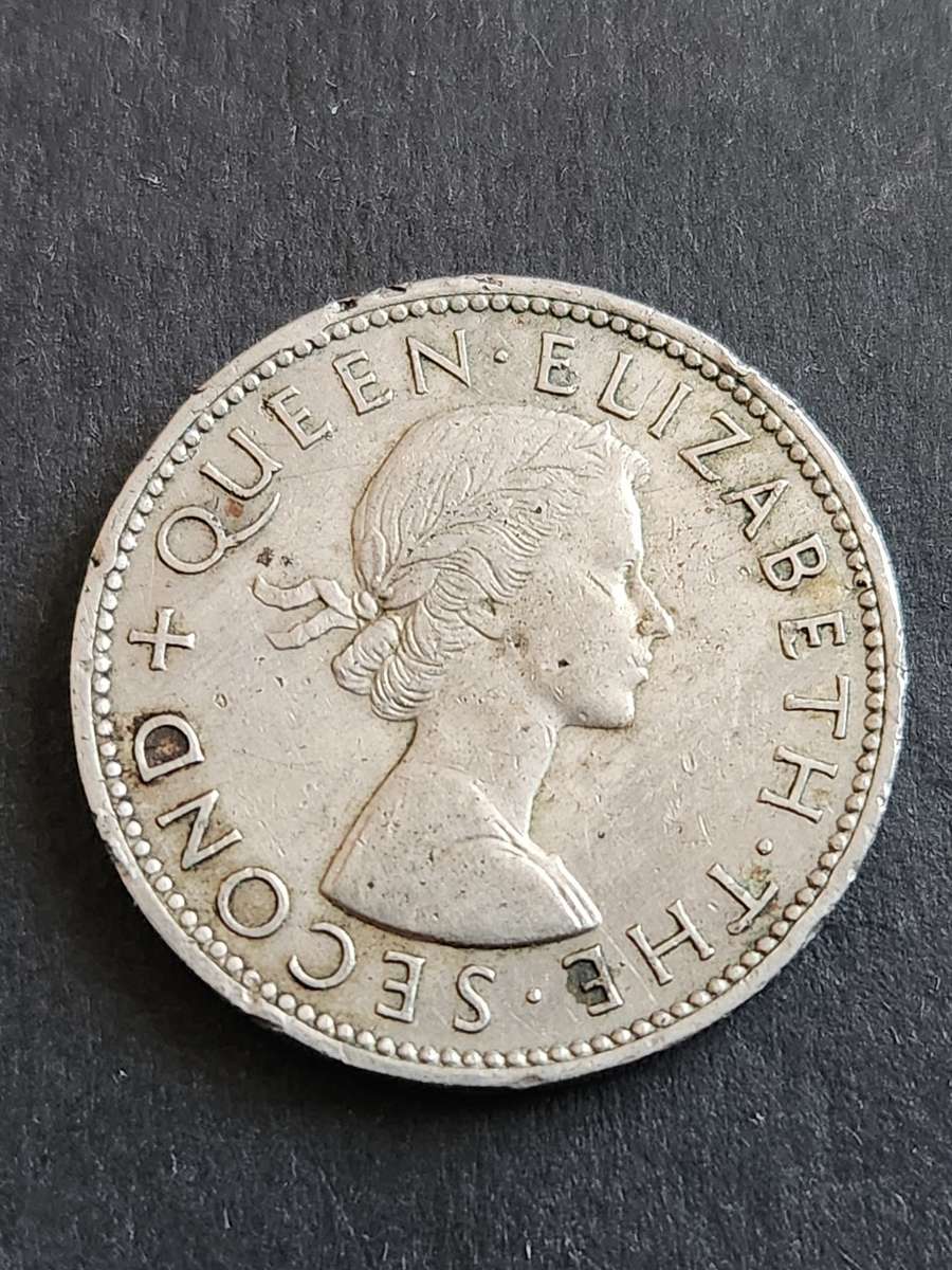 Rhodesia and Nysaland 2 Shillings 1957 (Filler coin) - as per photograph