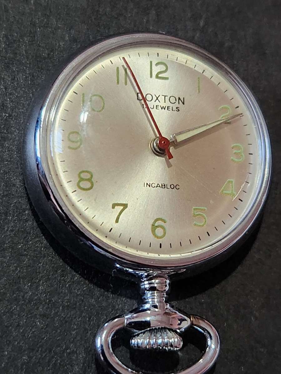 Doxton 17 Jewels Nurse`s Incablock Fob Watch (excellent condition) - as per photograph