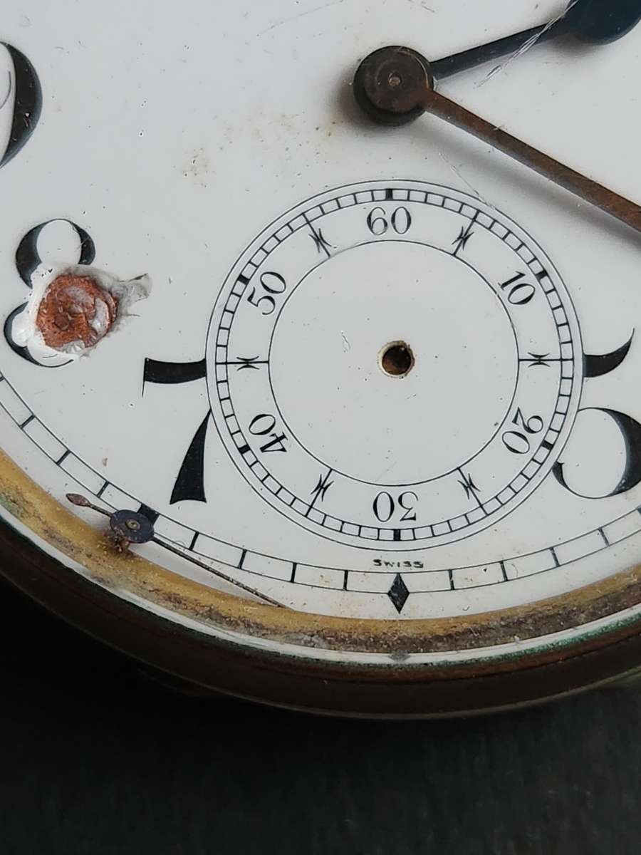 Vintage Mappin & Webb Goliath Swiss Made Pocket Watch 60 mm (not working) - as per photograph