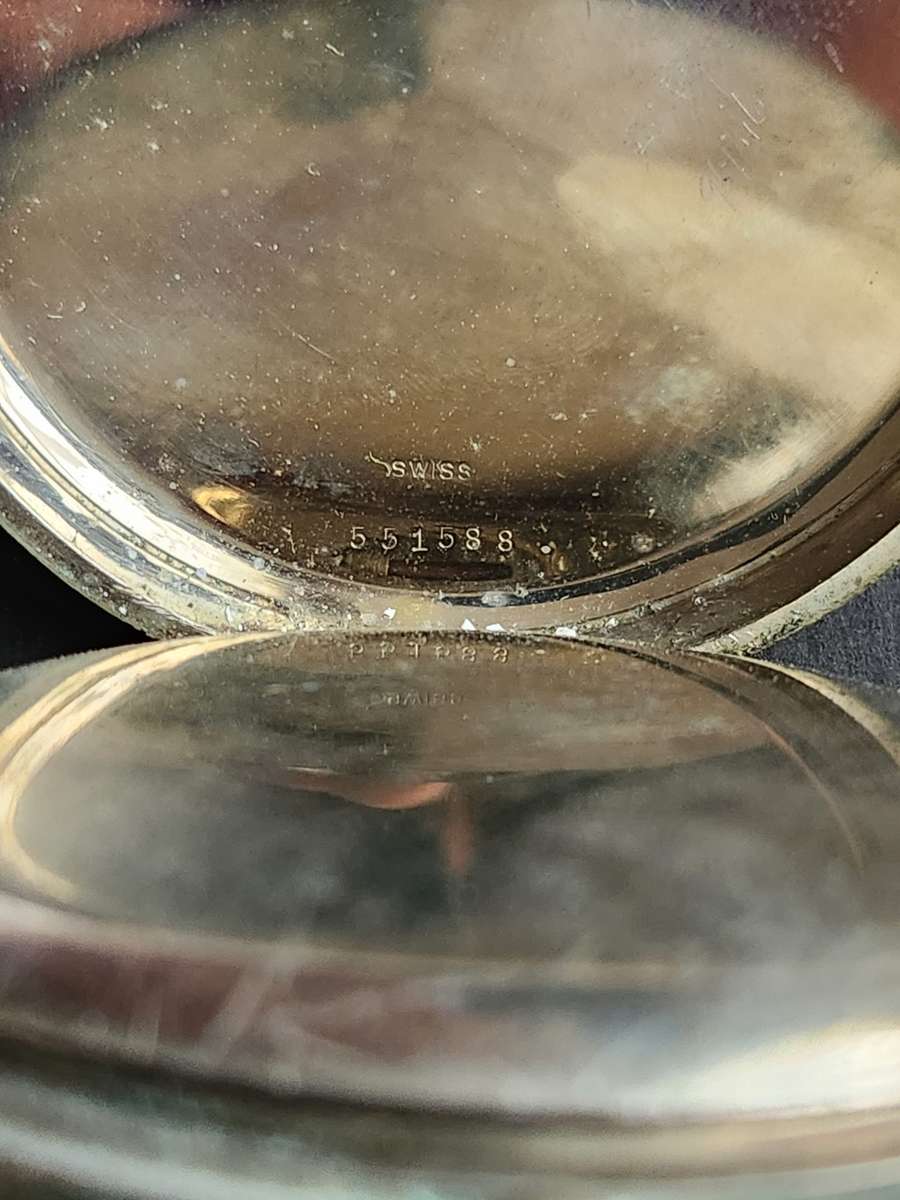 Vintage Mappin & Webb Goliath Swiss Made Pocket Watch 60 mm (not working) - as per photograph