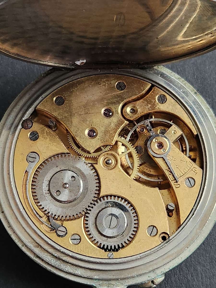 Vintage Mappin & Webb Goliath Swiss Made Pocket Watch 60 mm (not working) - as per photograph