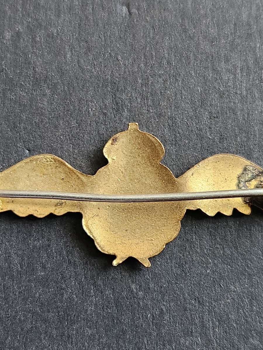 SAAF World War 2 Sweetheart Brooch- Gilt Metal Enamel - as per photograph