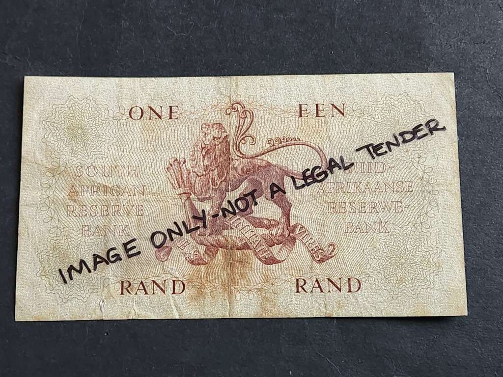 G Rissik One Rand 1st issue 1961 A/E - as per photograph