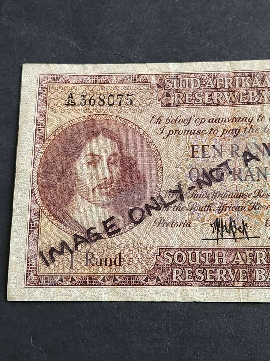 MH de Kock One Rand 1st issue 1961 (nice condition) - as per photograph