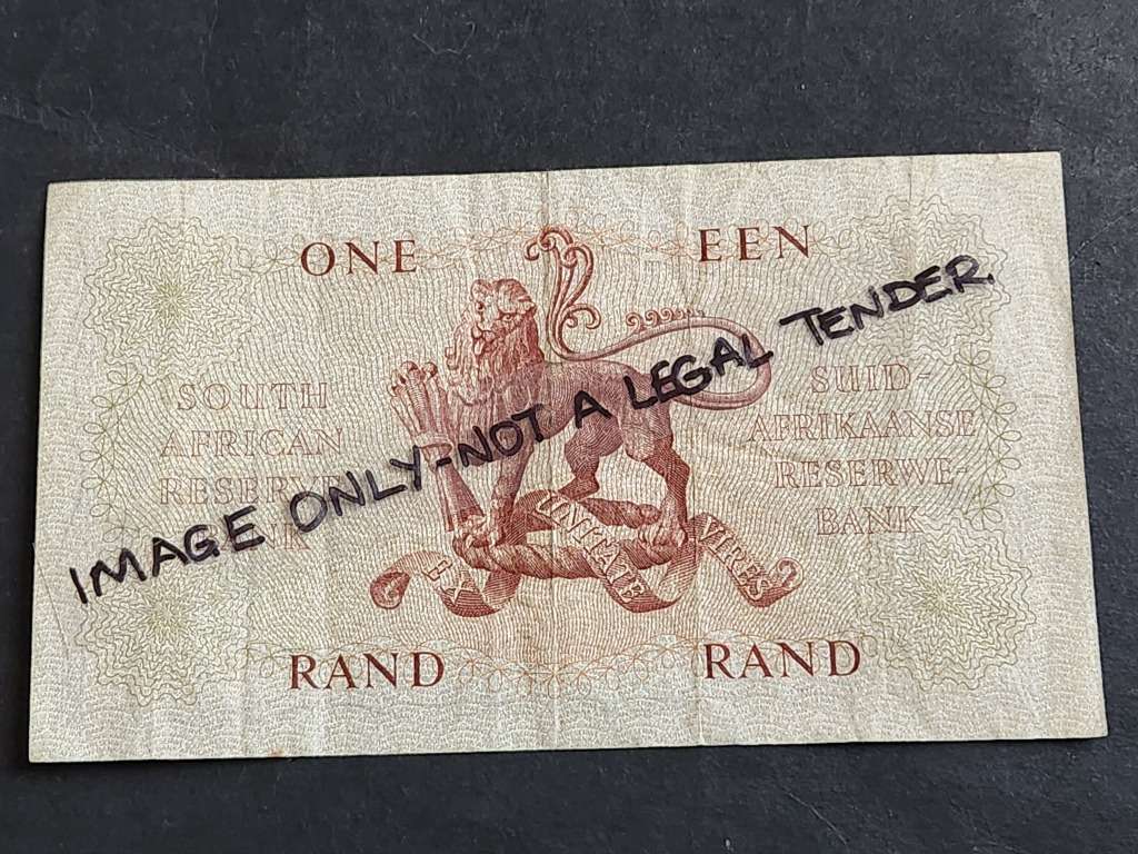 MH de Kock One Rand 1st issue 1961 (nice condition) - as per photograph