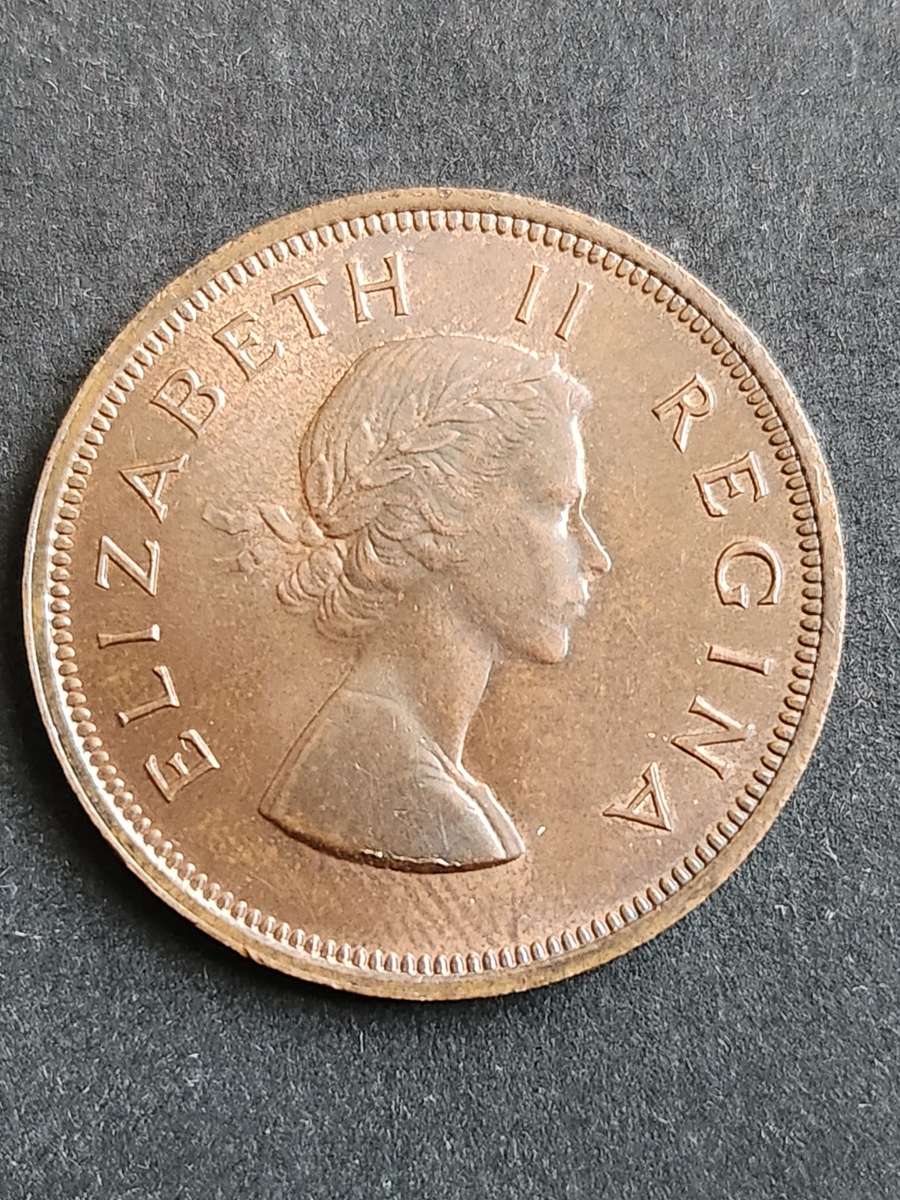 Union Penny 1958 EF+/UNC- as per photograph