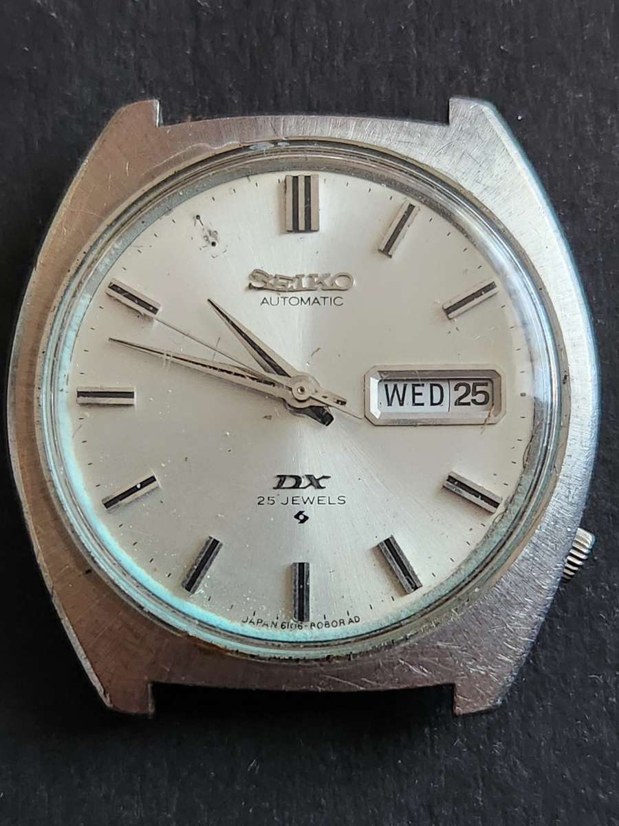 Vintage Seiko Automatic DX 25 Jewels Men's Wrist Watch (not working) - as per photograph