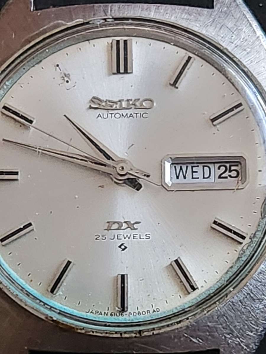 Vintage Seiko Automatic DX 25 Jewels Men's Wrist Watch (not working) - as per photograph