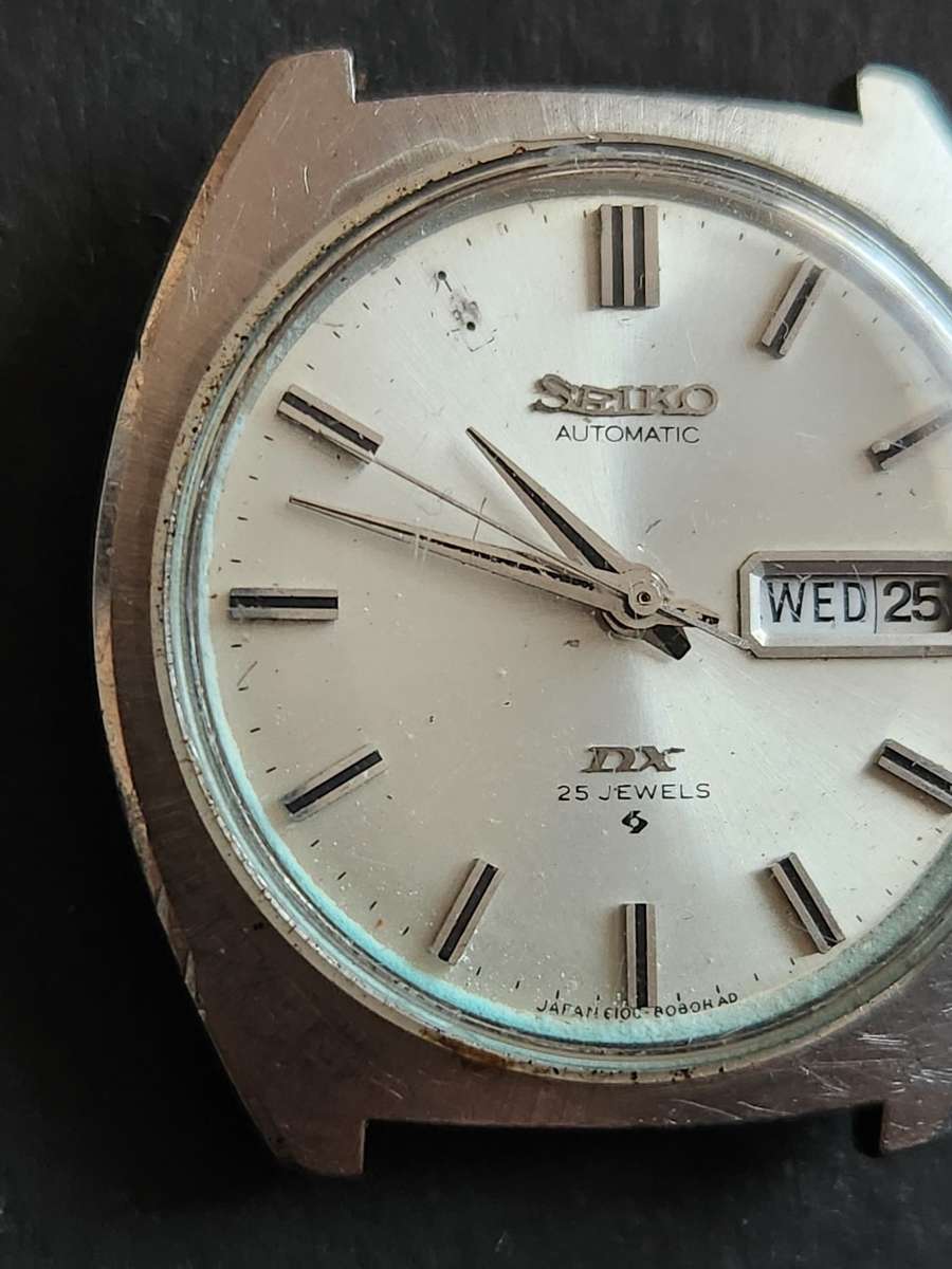 Vintage Seiko Automatic DX 25 Jewels Men's Wrist Watch (not working) - as per photograph