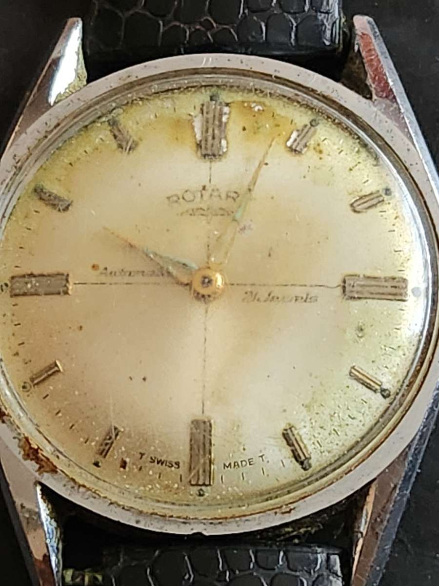 Vintage Rotary 21 Jewels Swiss made Automatic Wrist Watch (not working) - as per photograph