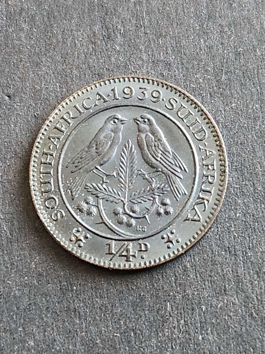 Union Farthing 1939 EF+/UNC - as per photograph