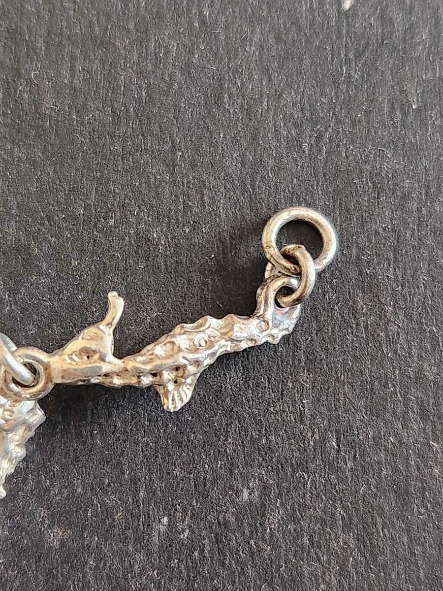 Sterling Silver Sea Horse Tickey Bracelet 15.6g 1997 - as per photograph