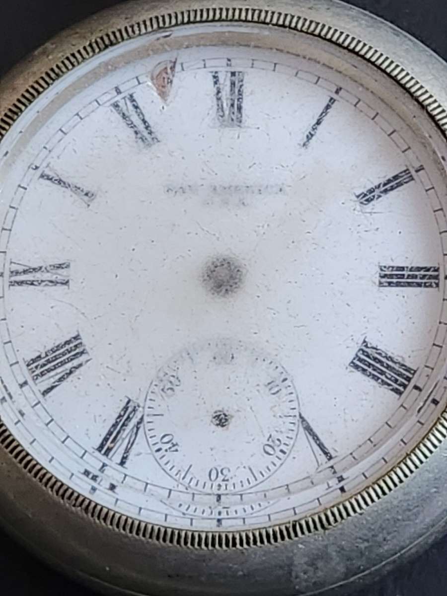 Vintage Pan American Philadelphia USA Pocket Watch (not working) for spares(screw back) original gl