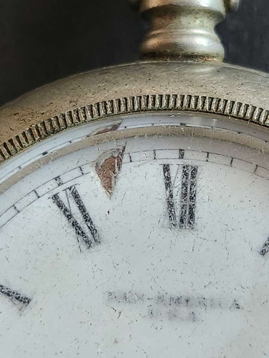 Vintage Pan American Philadelphia USA Pocket Watch (not working) for spares(screw back) original gl
