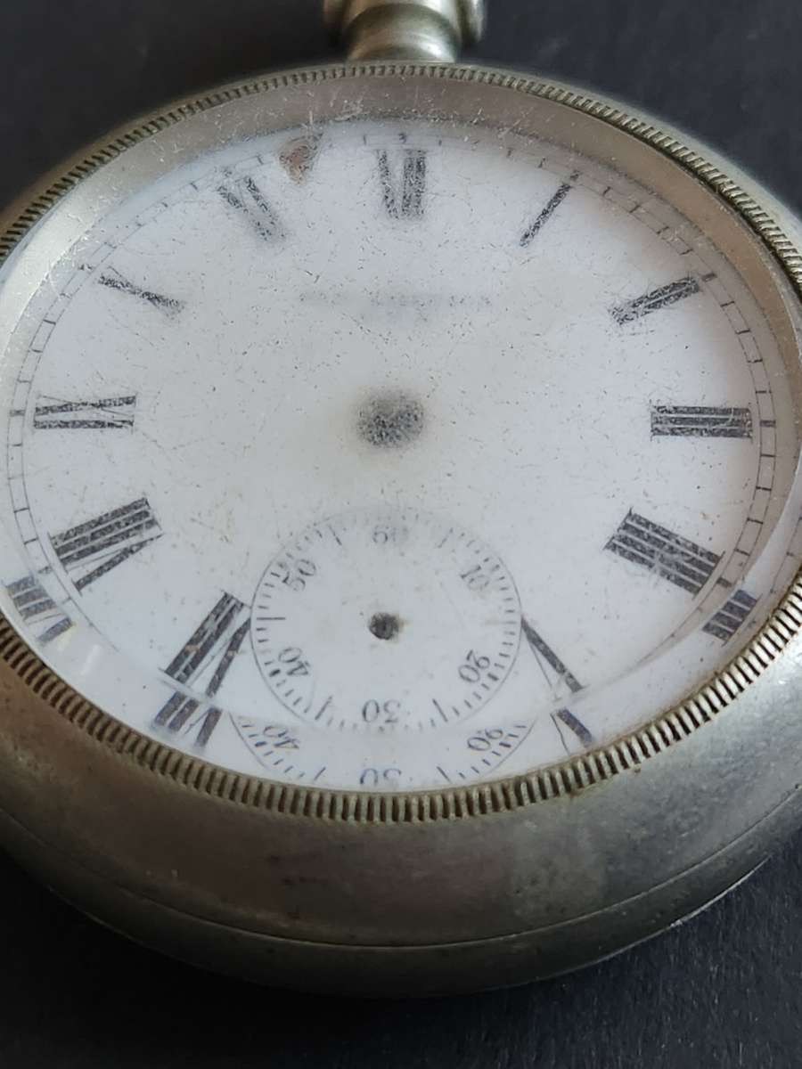 Vintage Pan American Philadelphia USA Pocket Watch (not working) for spares(screw back) original gl