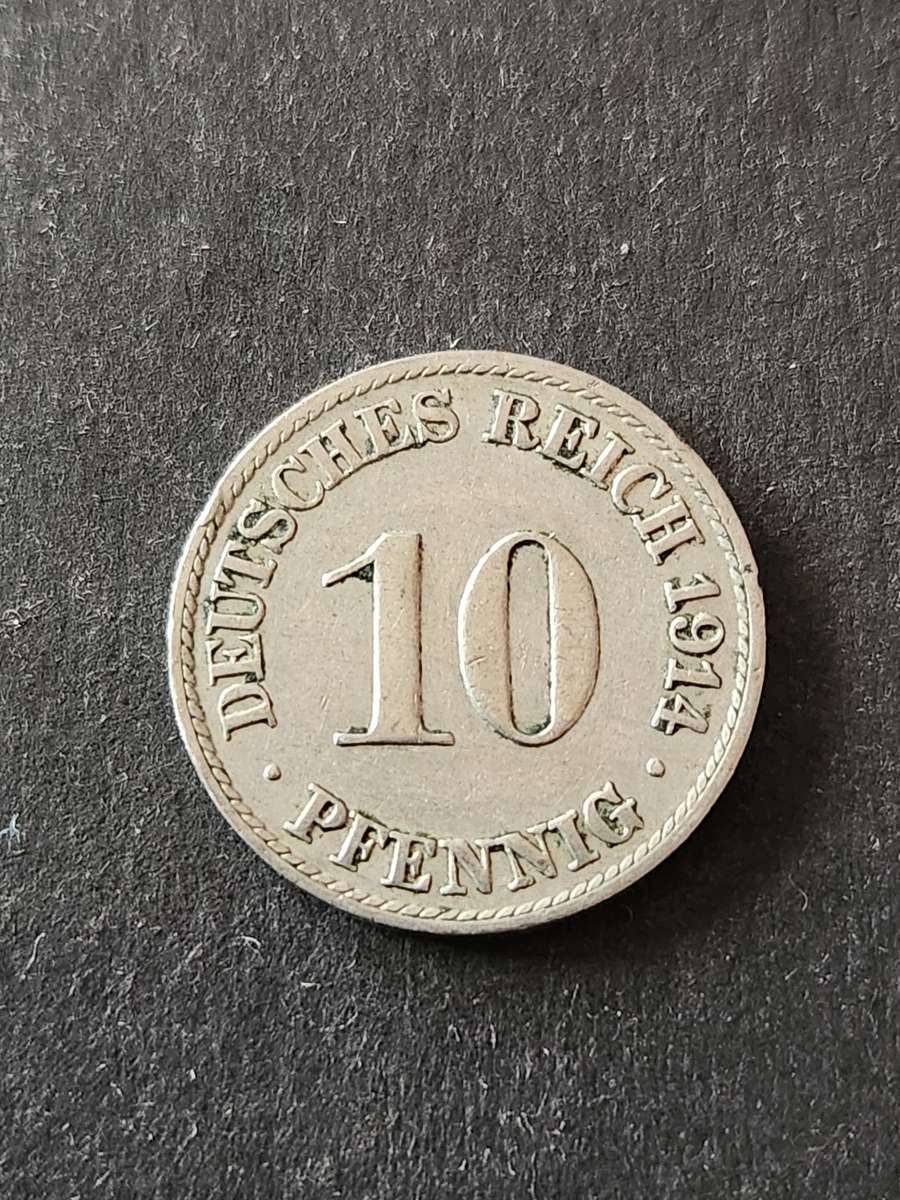 Deutsches Reich 2 Pfennig 1914 - as per photograph