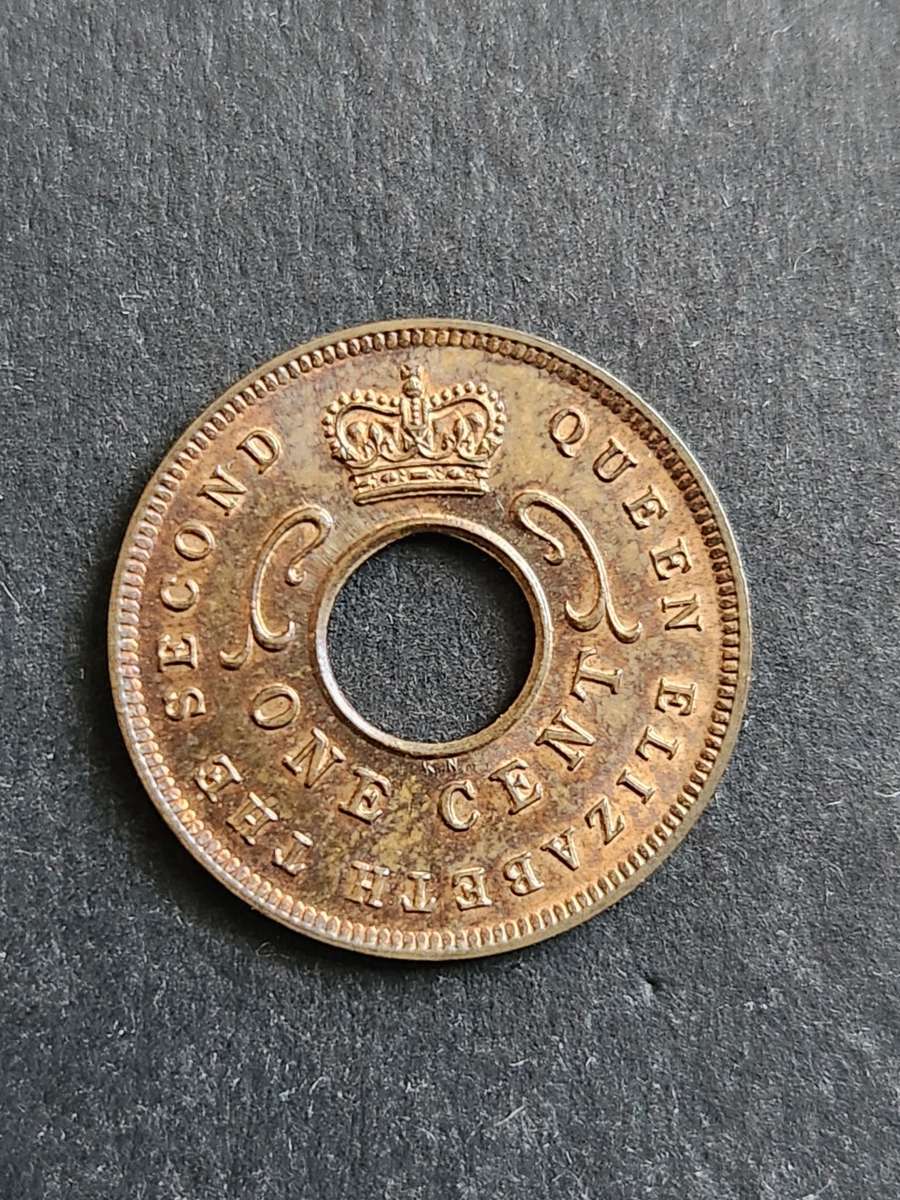 East Africa One Cent 1956 EF+/UNC - as per photograph