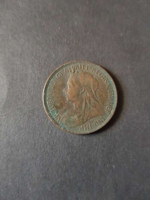 UK 1/2 Penny 1901 VF