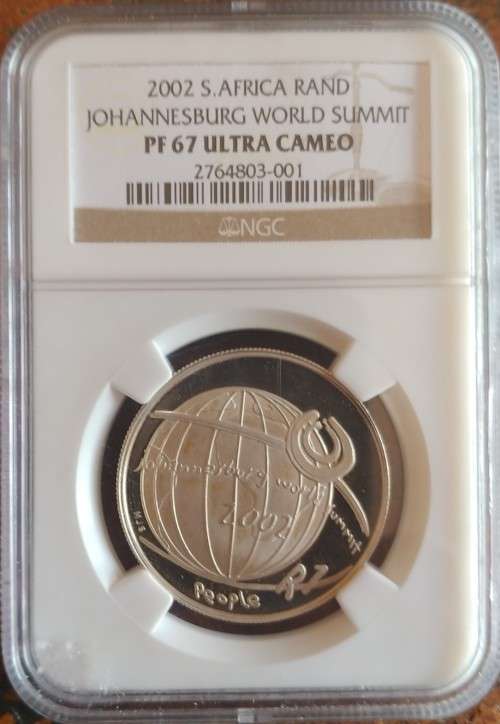 2002 WORLD SUMMIT SILVER R1 PF67