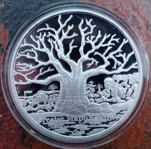 2012 SILVER 50c GREATER MAPUNGUBWE TRANSFRONTIER