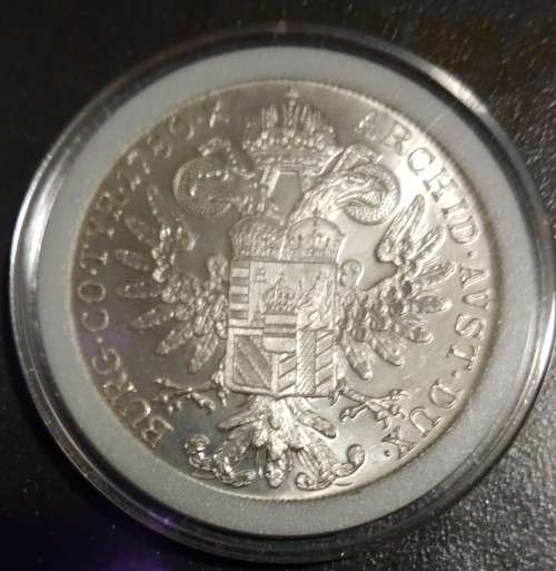 World SILVER (36g)  Austria, Maria Theresa Thaler dated 1780