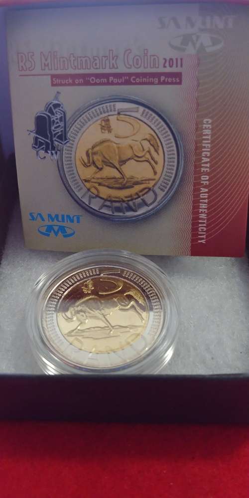 2011 Mint Mark R5 - Struck on the Oom Paul Press