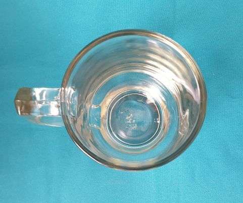 LARGE OLD GLASS SOUTH AFRICAN POLICE BEER MUG