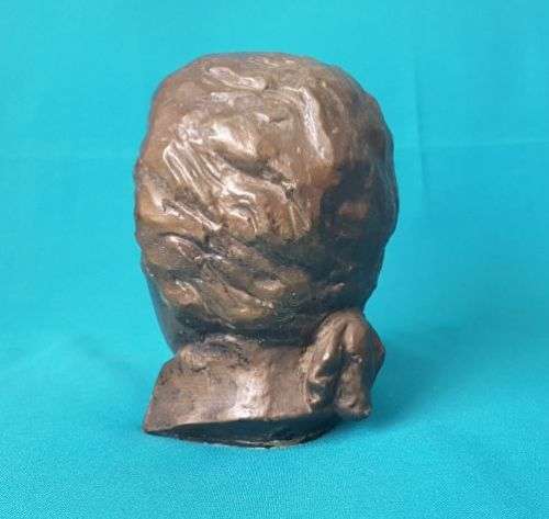 VINTAGE DETAILED MOZART HEAVY CERAMIC BUST