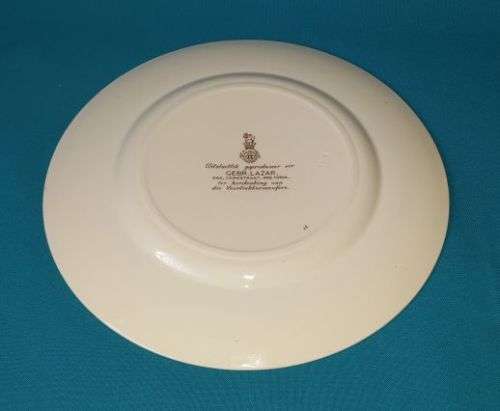 ROYAL DOULTON "VOORTREKKER EEUFEES (1838-1938) PORCELAIN PLATE