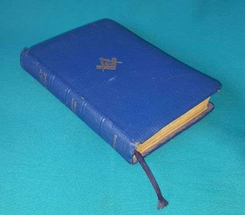 OLD FREEMASONS/ MASONIC (DORIC LODGE) BIBLE, 1951