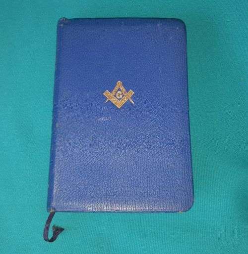 OLD FREEMASONS/ MASONIC (DORIC LODGE) BIBLE, 1951