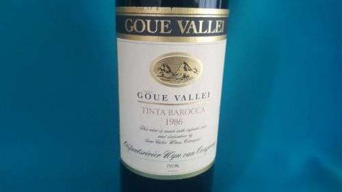 COLLECTABLE VINTAGE WINE: GOUE VALLEI (TINTA BAROCCA) 1986