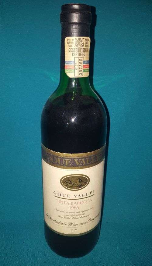 COLLECTABLE VINTAGE WINE: GOUE VALLEI (TINTA BAROCCA) 1986