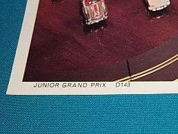 ORIGINAL CIRCA 1950's SCALEXTRIC JUNIOR GRAND PRIX POSTER