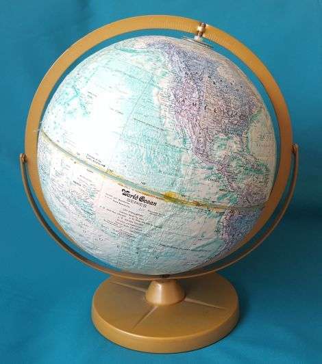 OLD WORLD OCEAN SERIES WORLD GLOBE