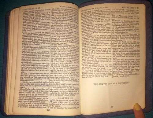 OLD FREEMASONS/ MASONIC (DORIC LODGE) BIBLE, 1951