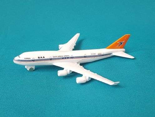SAA BOEING 747 METAL MODEL AEROPLANE