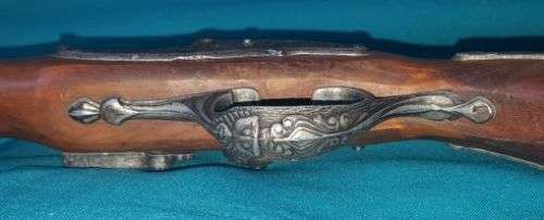 LARGE DEATAILED ANTIQUE ORNAMENTAL DISPLAY PISTOL