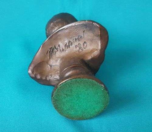 ANGLO BOER WAR: GENERAL DE WET BUST, BY P. MINNAAR (1980)