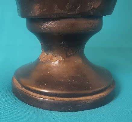 ANGLO BOER WAR: LARGE GENERAL JAN SMUTS BUST, BY P. MINNAAR (1981)