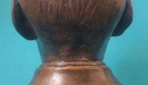 ANGLO BOER WAR: LARGE GENERAL JAN SMUTS BUST, BY P. MINNAAR (1981)