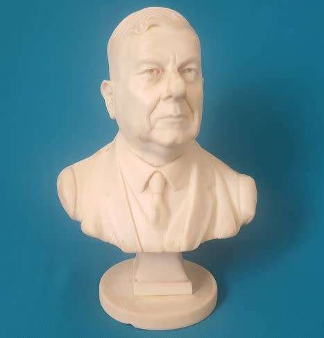 SCARCE!!: DR. H.F VERWOERD BUST, BY P. MINNAAR (1972)