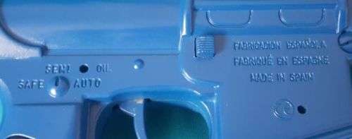 GONHER NO. 118  MACHINE GUN DIECAST METAL TOY GUN  (MADE IN SPAIN)