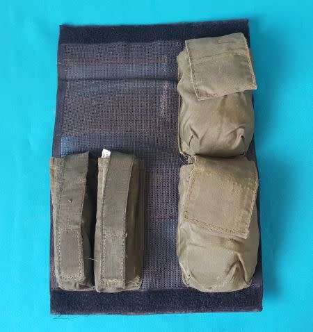 SADF Special Forces Niemoller Style Webbing  Removable Ammo Pouches With Velcro Backing