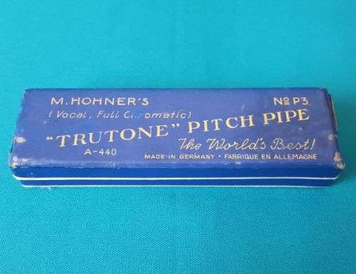 OLD HOHNER'S HARMONICA PITCH PIPE IN ORIGINAL BOX