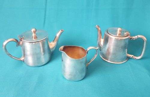 OLD SILVER PLATED E.P.N.S TEA / COFFEE SET